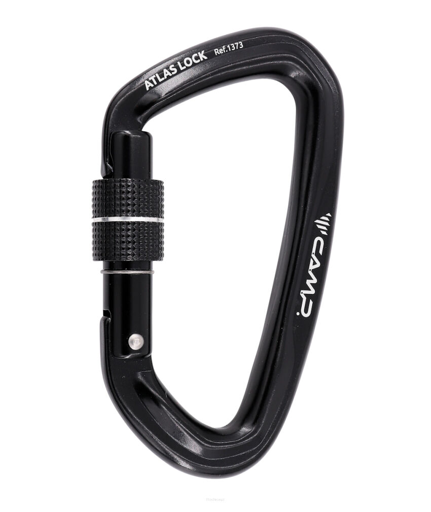 Karabinek CAMP Atlas Lock czarny