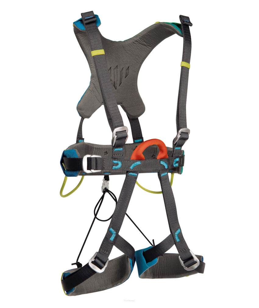 Uprząż dziecięca pełna Camp Verikid - blue/light blue/lime