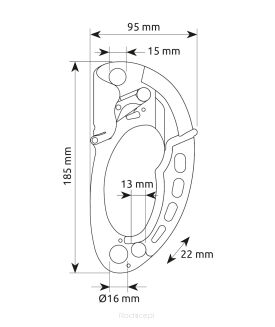 Przyrząd zaciskowy CAMP Turbohand - prawy - 6