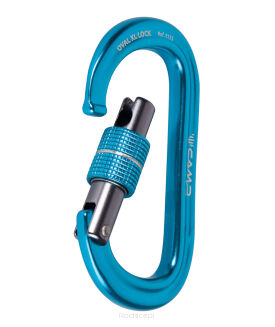 Karabinek CAMP Oval XL Lock - blue - 3