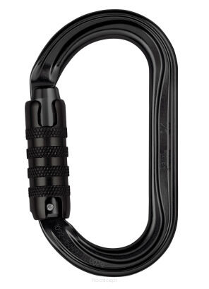 Karabinek PETZL OK Triact-Lock czarny