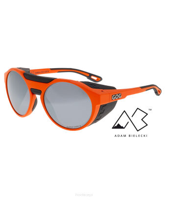 Okulary przeciwsłoneczne GOG Eyewear Manaslu - matt neon orange/black