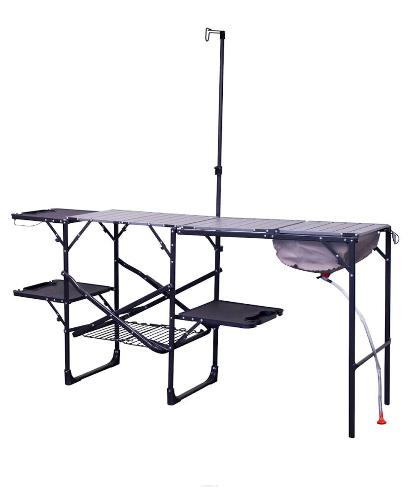 Stolik do gotowania GCI Outdoor Master Cook Station - black chrome