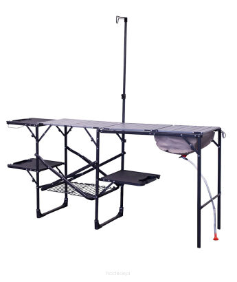 Stolik do gotowania GCI Outdoor Master Cook Station - black chrome
