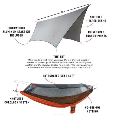 Zestaw Grand Trank Air Bivy All Weather Shelter&Hammock