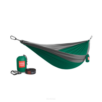 Double Deluxe Parachute nylon + Straps Green/Charcoal