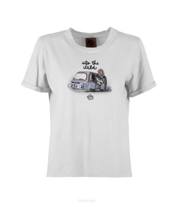 Koszulka damska E9 Wild - white