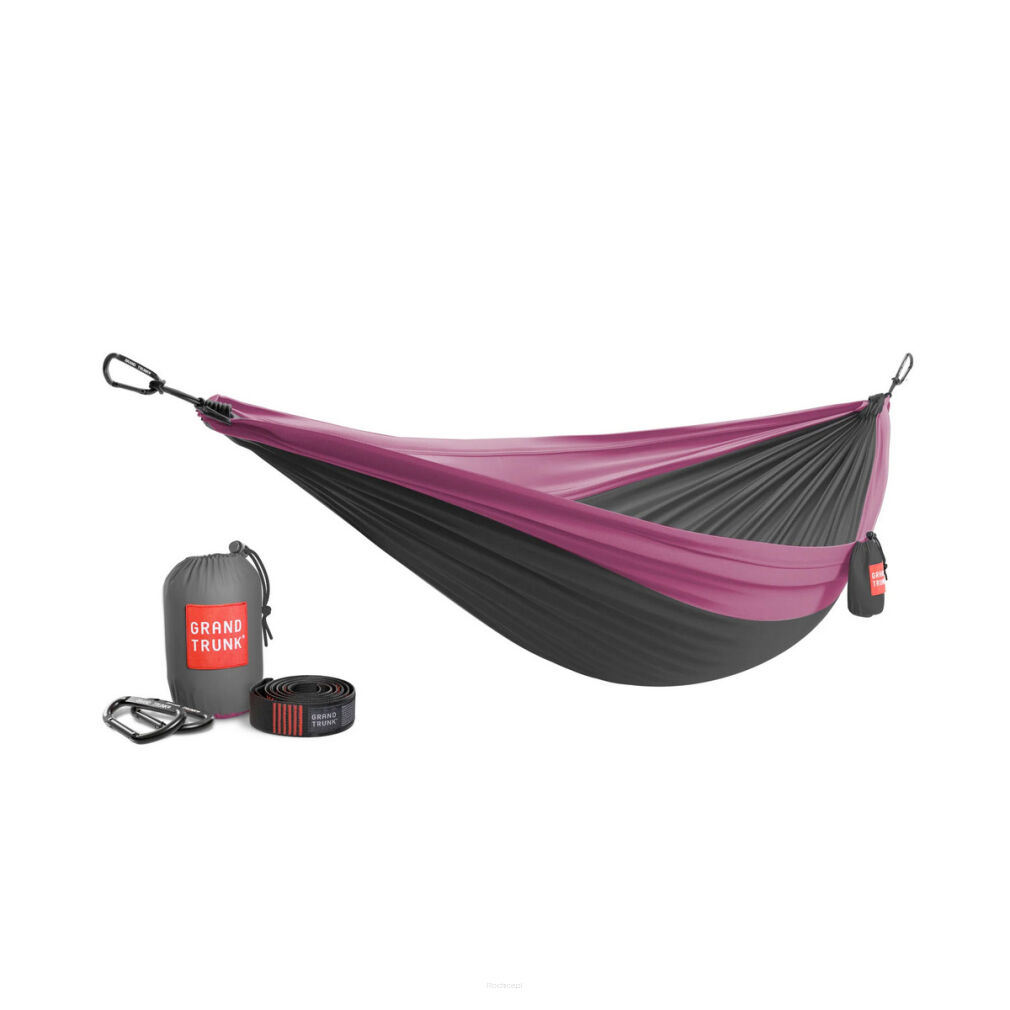 Double Deluxe Parachute nylon + Straps Charcola/Magenta