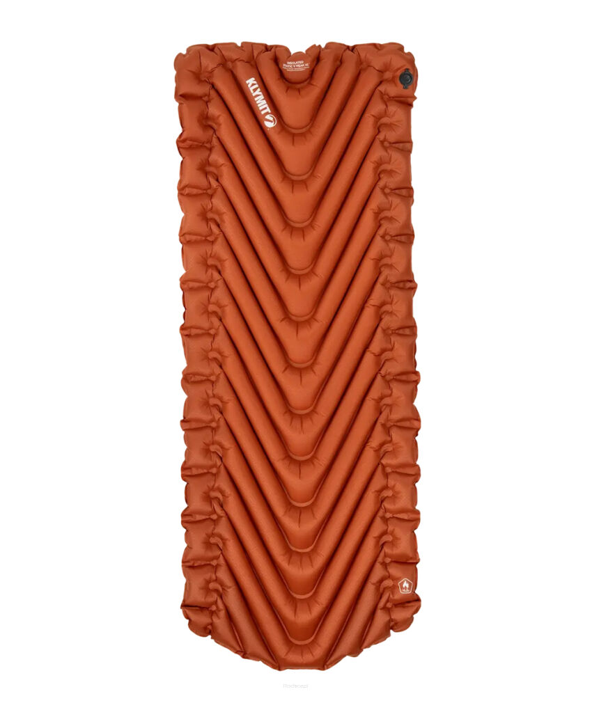 Materac dmuchany KLYMIT Insulated Static V Peak XL - flame
