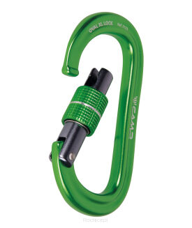Karabinek CAMP Oval XL Lock - zielony - 3