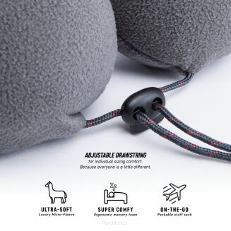 Poduszka z kapturem Grand Trunk Hooded Travel Pillow Slate gray - 3