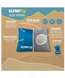 Poduszka Klymit Drift Base Camp Pillow - ocean depths - 5