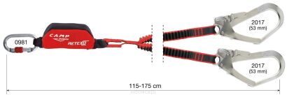 Lonża CAMP Y Retexo Rewind 175cm MGO