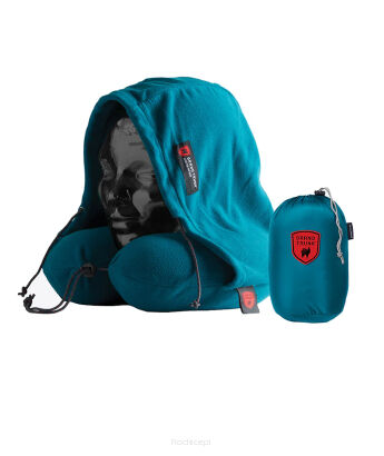 Poduszka z kapturem Grand Trunk Hooded Travel Pillow Peacock green