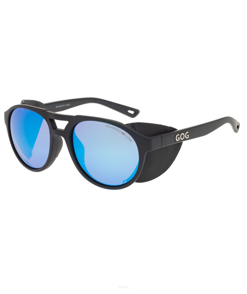 Okulary przeciwsłoneczne GOG Eyewear Nanga - matt black/reflex white blue