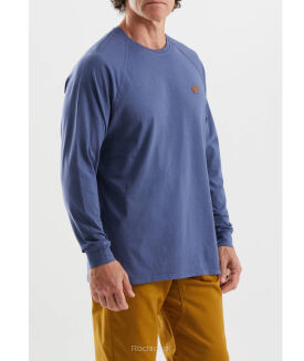 Koszulka E9 Long-Z - vintage blue - 2