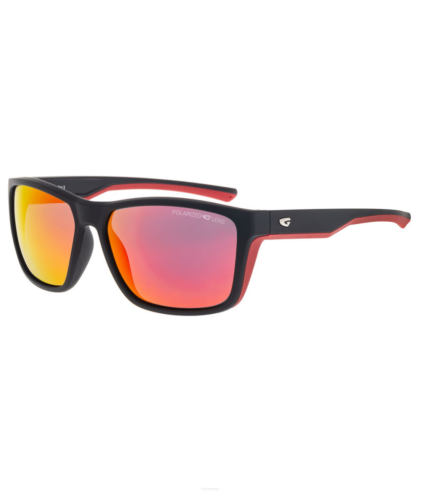 Okulary przeciwsłoneczne GOG Eyewear Levante - matt black/red