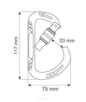 Karabinek CAMP Guide XL Lock Blue - 5
