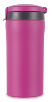Kubek termiczny LIFEVENTURE Flip-Top Thermal Mug różowy mat - 3