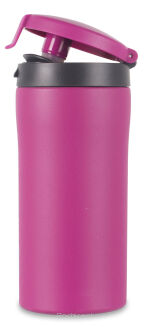 Kubek termiczny LIFEVENTURE Flip-Top Thermal Mug różowy mat - 5