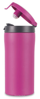 Kubek termiczny LIFEVENTURE Flip-Top Thermal Mug różowy mat - 6