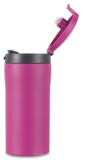 Kubek termiczny LIFEVENTURE Flip-Top Thermal Mug różowy mat - 9