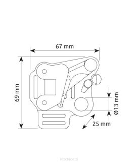 Przyrząd zaciskowy nożny Camp Turbofoot Evo - prawy - 2