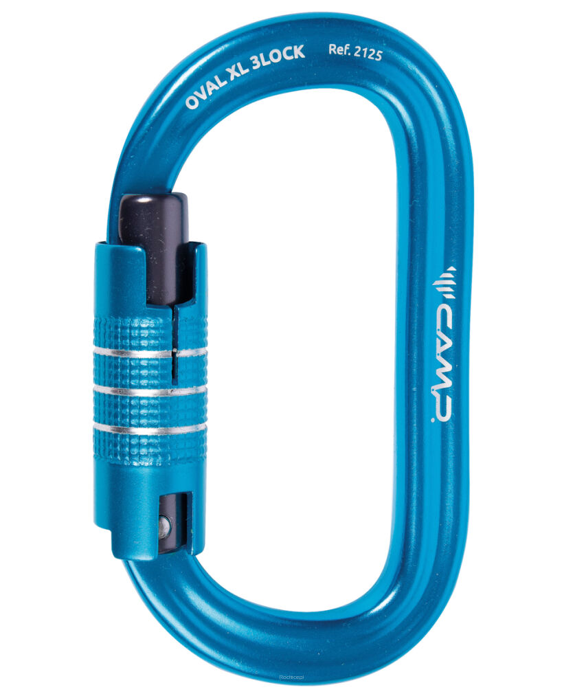 Karabinek CAMP Oval XL 3Lock - blue