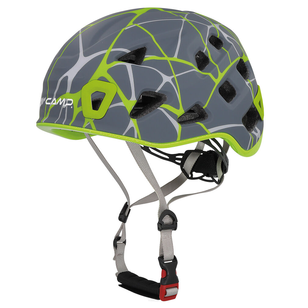 Kask wspinaczkowy CAMP Storm - grey/lime