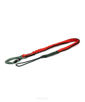 Lonża sprzętowa z krętlikiem GRIPPS Bungee Tether Dual-Action Swivel Carabiner 7 kg - 2