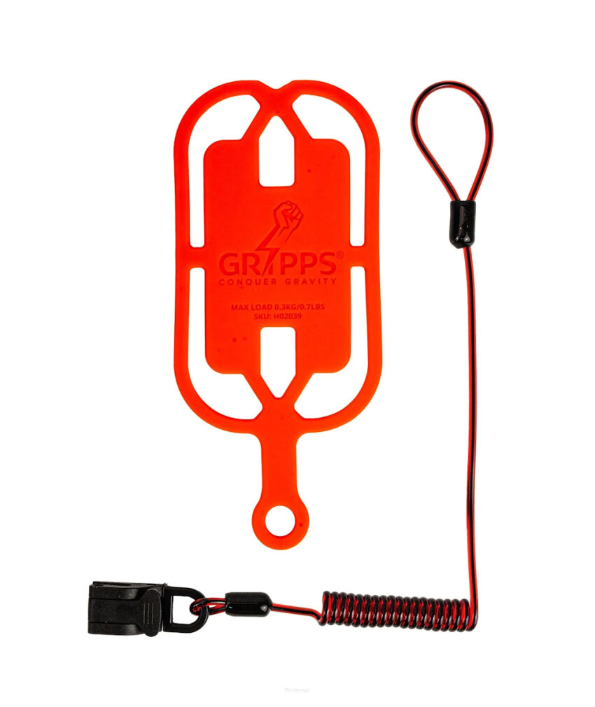 Lonża do telefonu GRIPPS Phone Gripper with Coil Tether