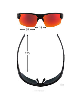 Okulary przeciwsłoneczne GOG Eyewear Fitz Roy - matt desert'black reflex - 4