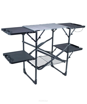 Stolik do gotowania GCI Outdoor Slim-Fild Cook Station - black chrome