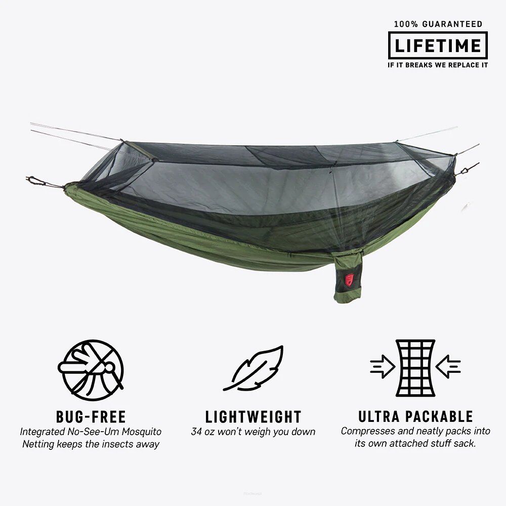 Hamak Grand Trunk Skeeter Beeter XT Hammock olive