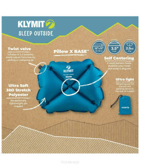 Poduszka Klymit Pillow X Base - ocean depths - 5