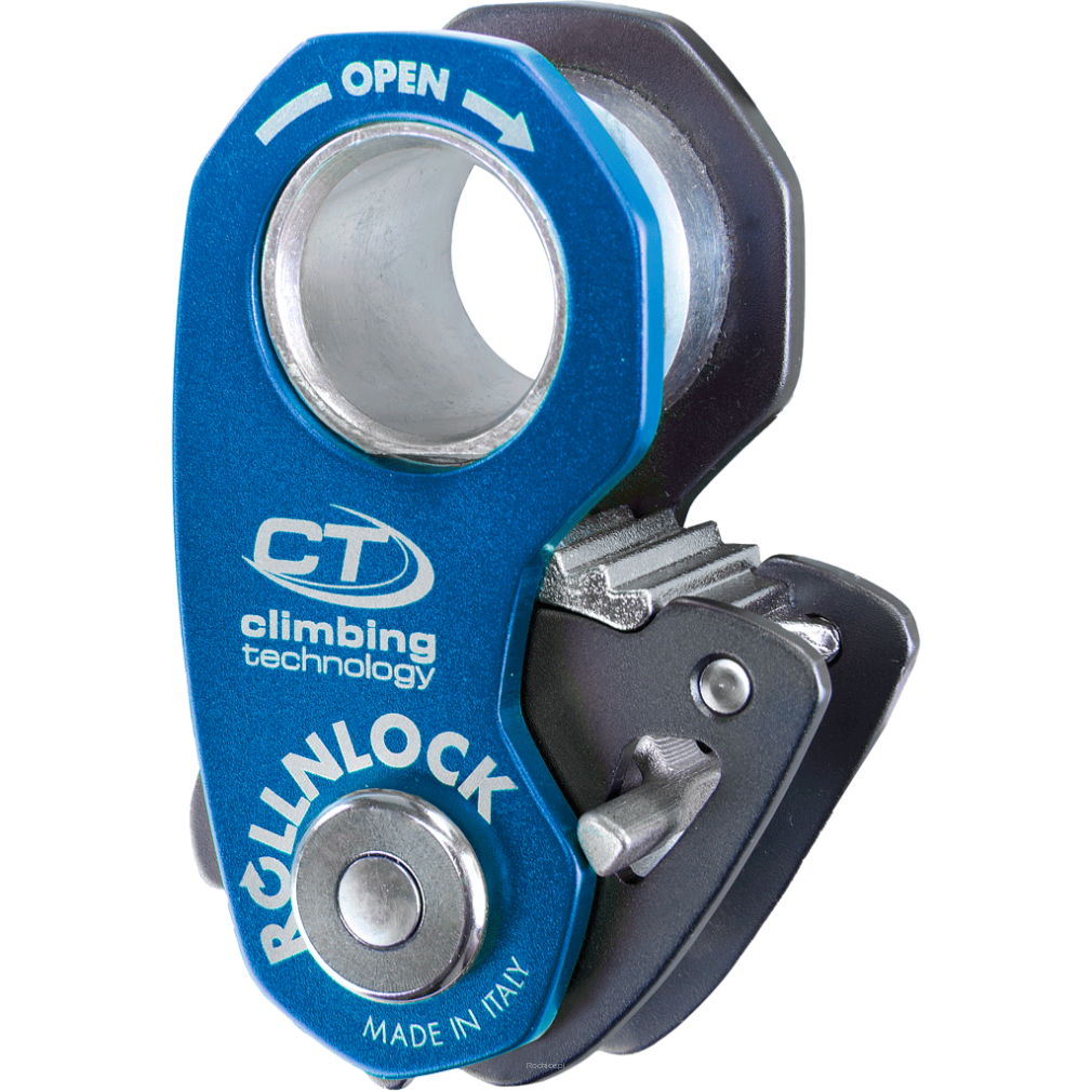 Bloczek z blokadą Climbing Technology ROLLNLOCK antracite/blue