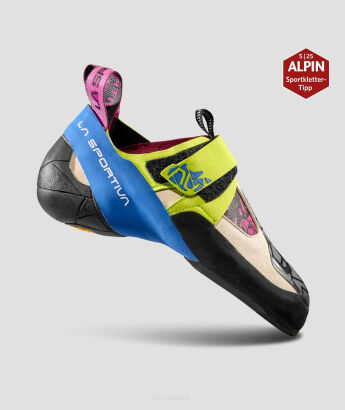 Buty wspinaczkowe damskie La Sportiva Skwama - apple green/cobalt blue