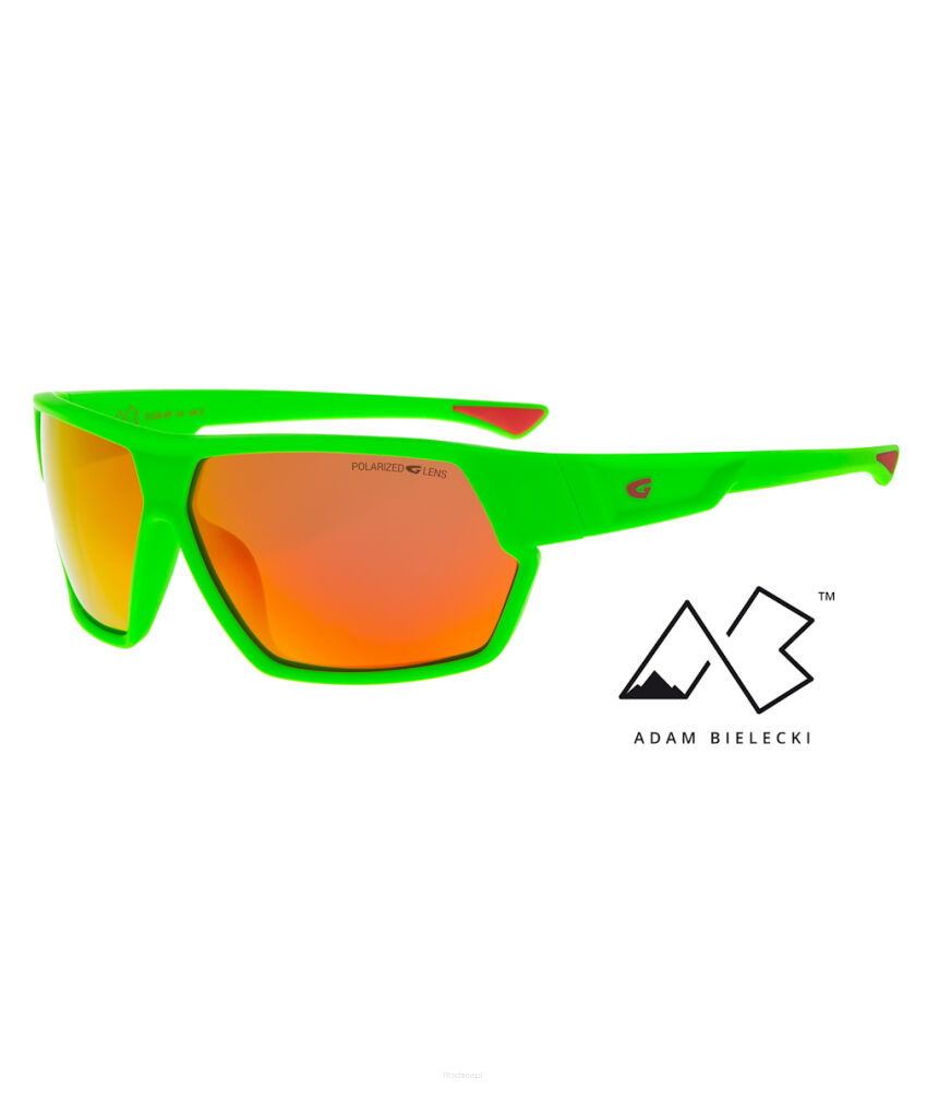 Okulary przeciwsłoneczne GOG Eyewear G1 - matt neon green/red