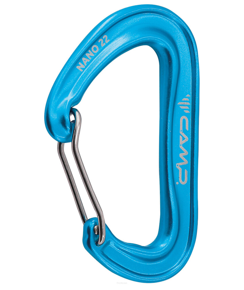 Karabinek CAMP Nano 22 - light blue