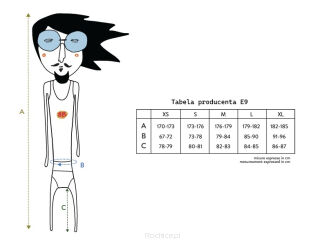 Spodnie wspinaczkowe E9 Gusky - whale - 3