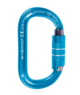 Karabinek CAMP Oval XL 2Lock Blue - 2