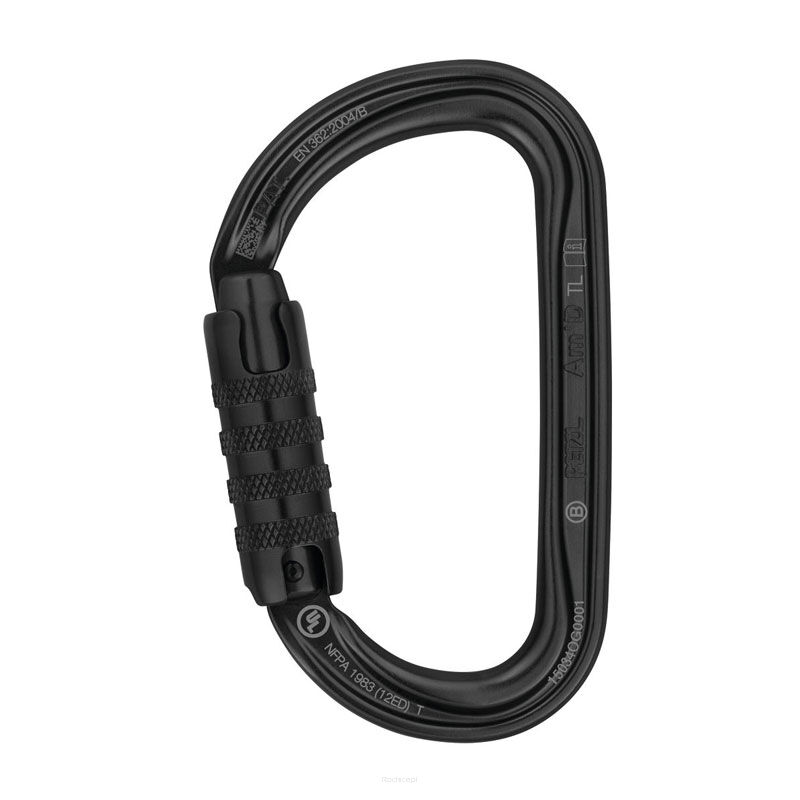 Karabinek PETZL AmD Triact-Lock czarny