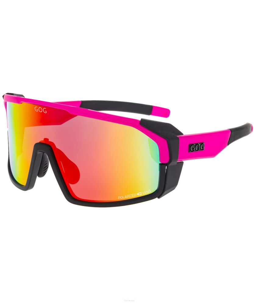 Okulary przeciwsłoneczne GOG Eyewear Annapurna - matt neon pink/black