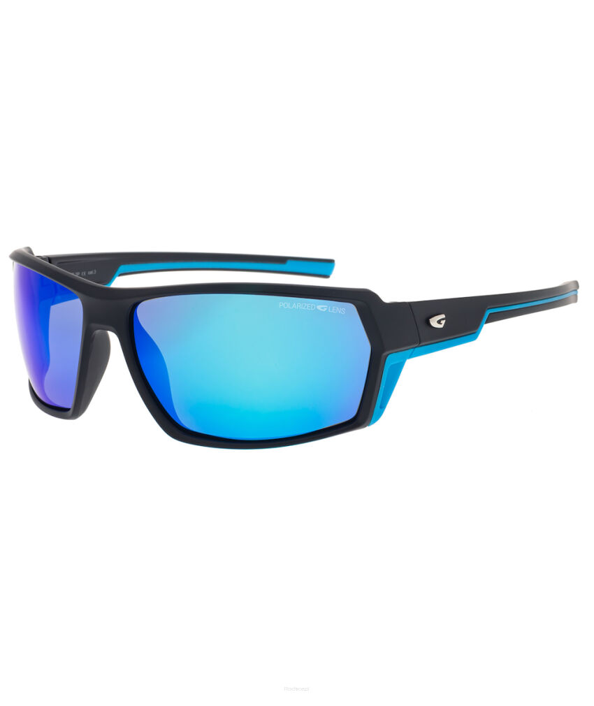Okulary przeciwsłoneczne GOG Eyewear Mistral - matt black/blue