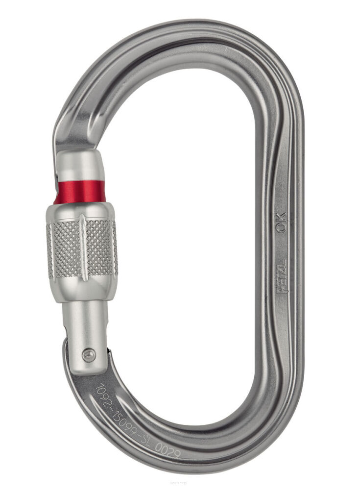 Karabinek PETZL OK Screw Lock