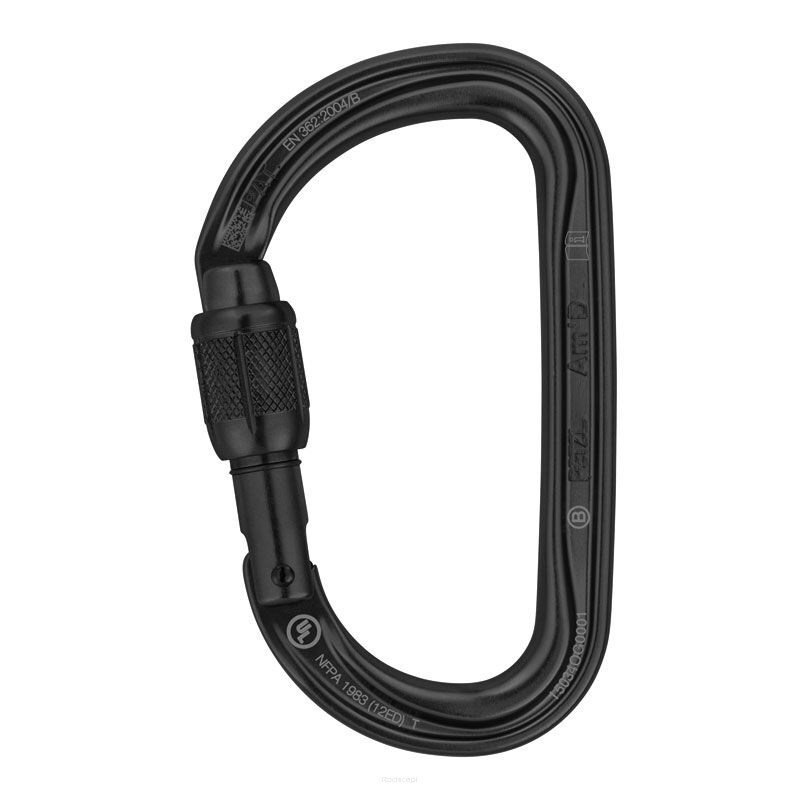 Karabinek PETZL AmD Twist Lock czarny