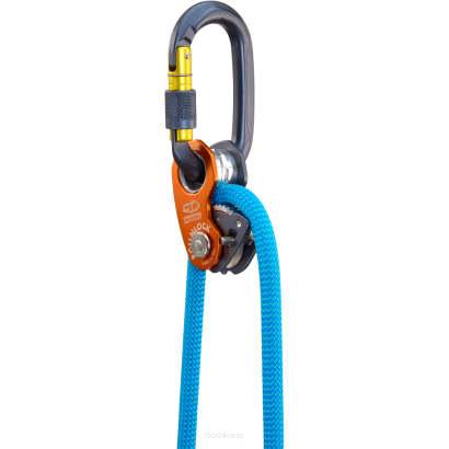 Bloczek z blokadą Climbing Technology ROLLNLOCK antracite/orange