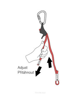 Lonża Rock Empire Pip 120 - red - 3