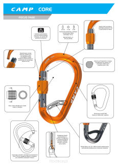 Karabinek CAMP HMS Core Belay Lock - 4