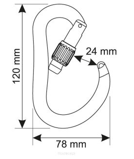 Karabinek CAMP HMS Atom Lock Gun metal - 3